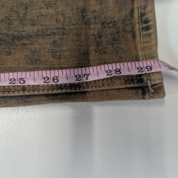 CJ Black Premium Size 34/32 Distressed Brown/Blue Skinny Flex - Picture 11 of 16